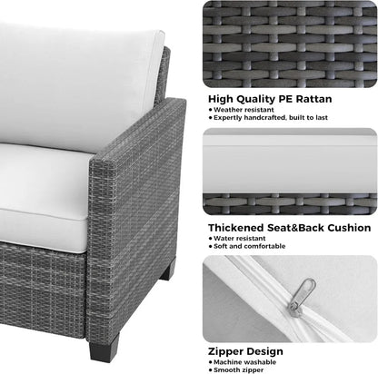 Premium Rattan 7-Seater Outdoor Sofa Set Rulova