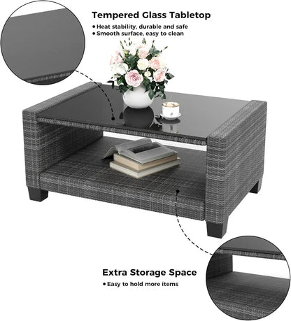 Premium Rattan 7-Seater Outdoor Sofa Set Rulova