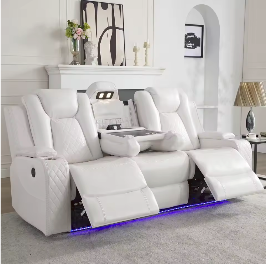 Luxury Power Recliner Sofa 3 Seater Rulova