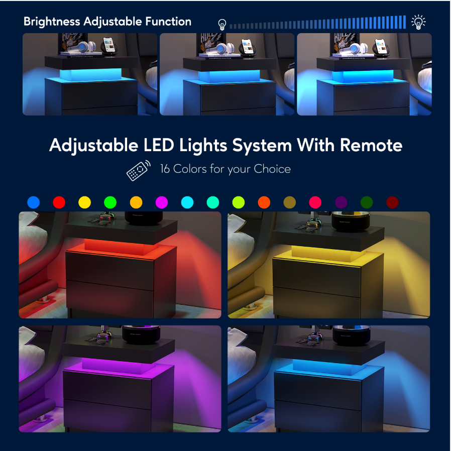 Rulova Premium LED Nightstand Rulova